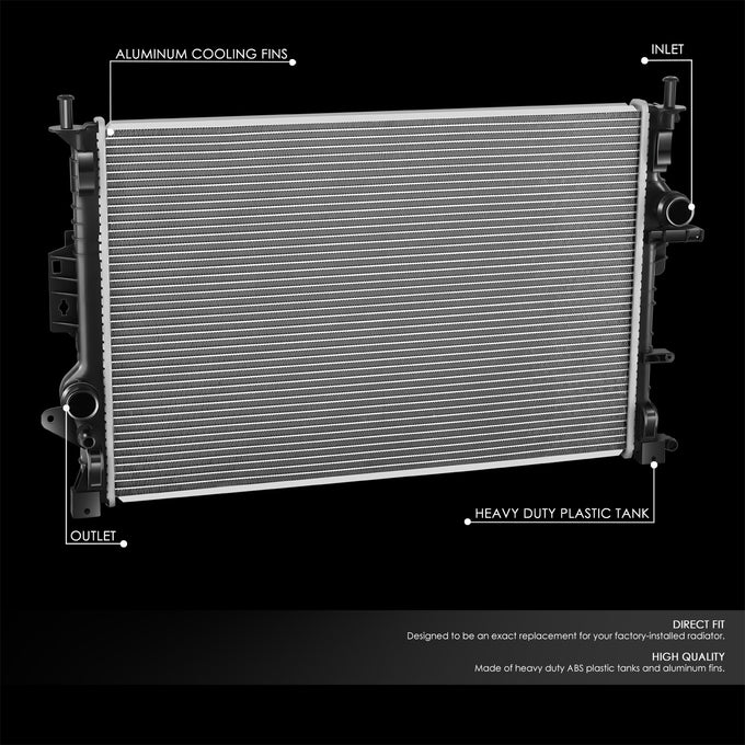 13593 Replacement Radiator<br>14-19 Ford Escape 2.5L