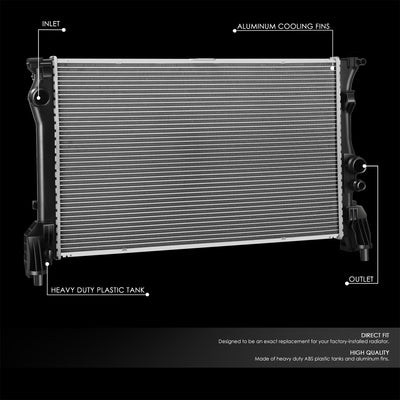 13610 Replacement Radiator<br>16-23 Mercedes-Benz Metris