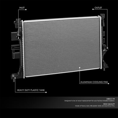 13624 Replacement Radiator<br>16-18 Ford Focus