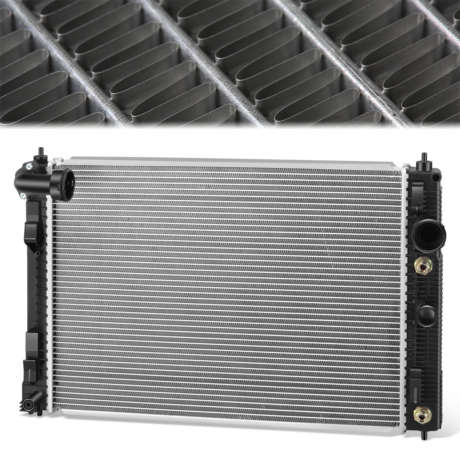 13632 Factory Replacement Radiator <br>16-19 Infiniti Q50, 17-19 Q60 2.0L