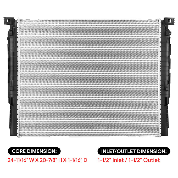 13634 Replacement Radiator<br>16-19 BMW 740i, 17-19 BMW 540i, 17-19 BMW 530i, xDrive