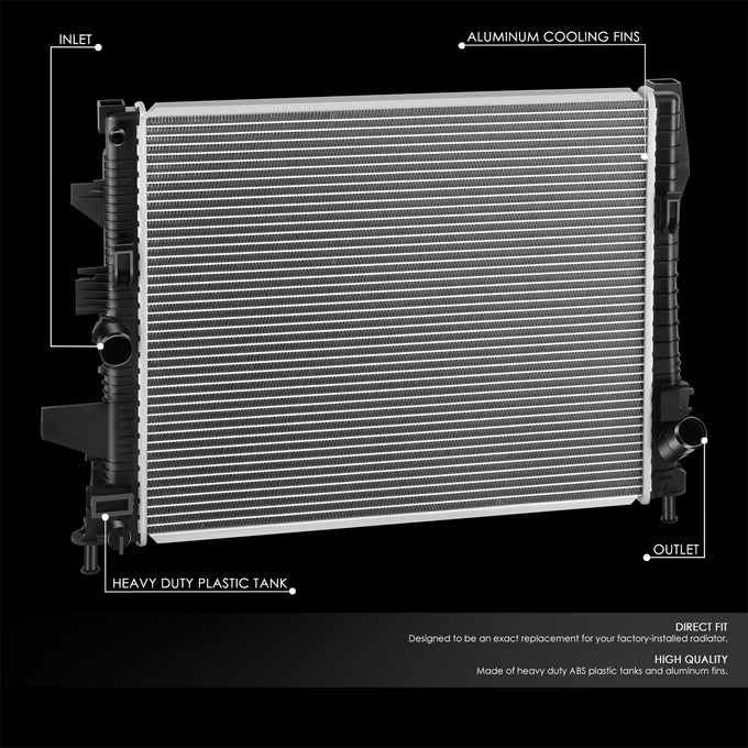 13635 Replacement Radiator<br>16-18 Ford Focus 1.0L