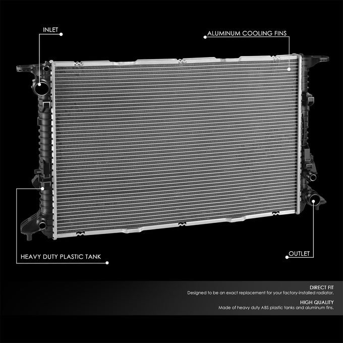 13637 Replacement Radiator<br>13-18 Audi A8 Quattro