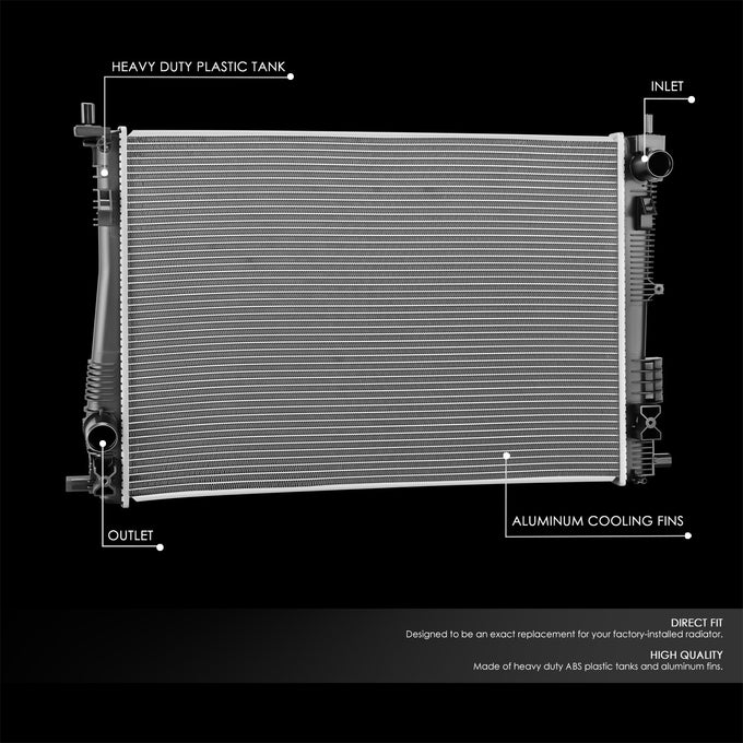 13641 Replacement Radiator<br>17-23 Chrysler Pacifica, 20-22 Voyager