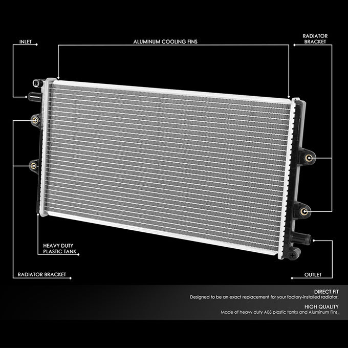 13654 Replacement Radiator <br> 12-21 Chevy Camaro, Cadillac CTS 6.2L