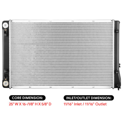 13677 Replacement Radiator<br>17-22 Kia Niro, 17-22 Hyundai Ioniq