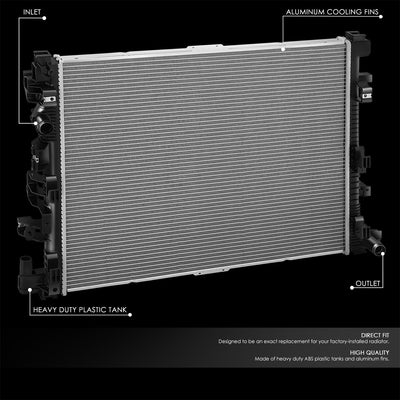 13682 Replacement Radiator <br> 18-22 Chevy/GMC Equinox Terrain 1.5L 2.0L