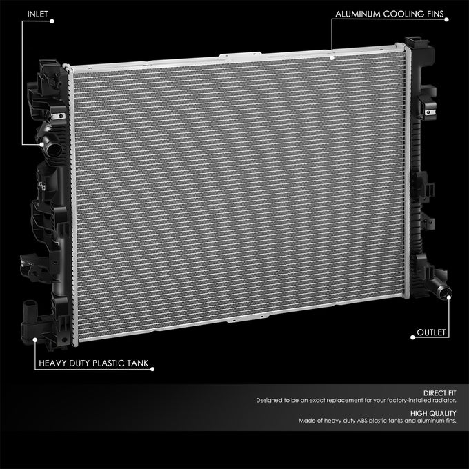 13682 Replacement Radiator <br> 18-22 Chevy/GMC Equinox Terrain 1.5L 2.0L