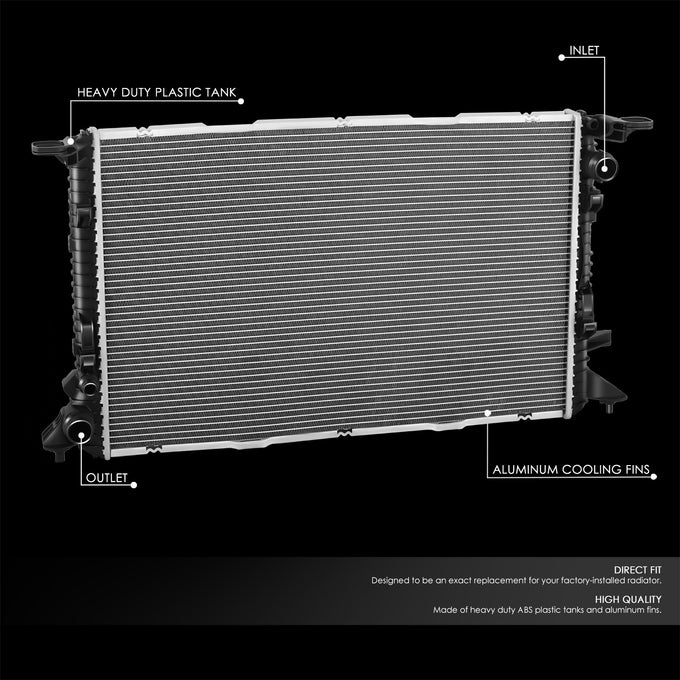13683 Replacement Radiator<br>13-18 Audi S6 S7