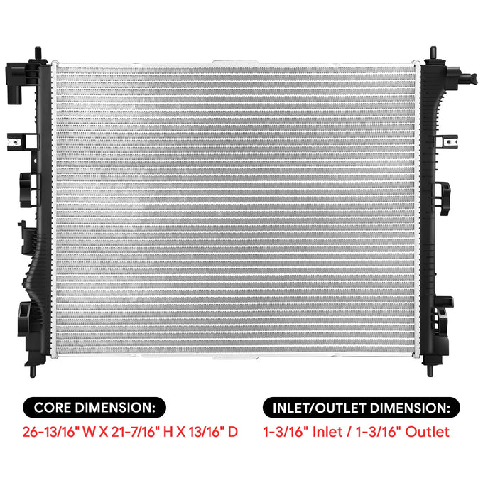 13691 Replacement Radiator<br>18-26 GMC Terrain, 18-22 Chevy Equinox
