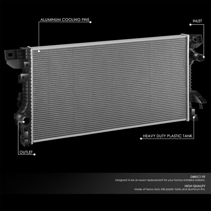 13718 Replacement Radiator <br> 17-24 Ford Expedition, F-150, Lincoln Navigator