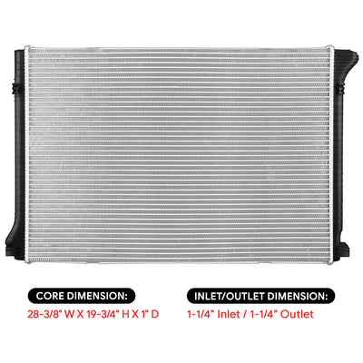 13756 Replacement Radiator<br>18-23 Volkswagen Atlas, 20-23 Atlas Cross Sport