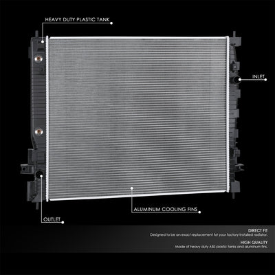 13758 Replacement Radiator <br> 18-24 Buick Enclave,10-23 Chervy Traverse