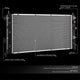 13767 Replacement Radiator<br>19-26 GMC Sierra 1500, Chevy Silverado 1500, 1500LTD