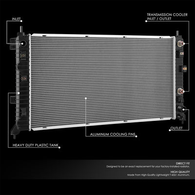 13767 Replacement Radiator<br>19-26 GMC Sierra 1500, Chevy Silverado 1500, 1500LTD