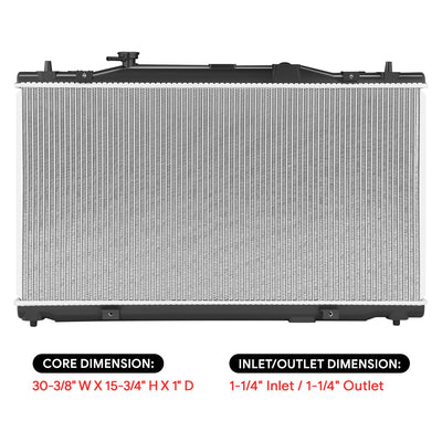 13768 Replacement Radiator<br>18-22 Honda Accord