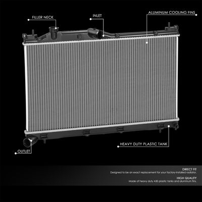 13769 Replacement Radiator <br> 19-25 Subaru Forester