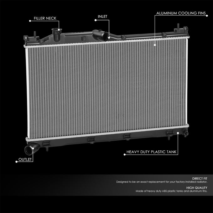 13769 Replacement Radiator <br> 19-25 Subaru Forester