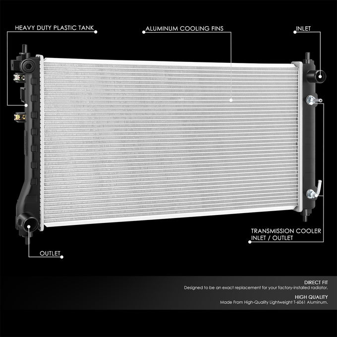 13778 Replacement Radiator<br>19-24 Nissan Altima