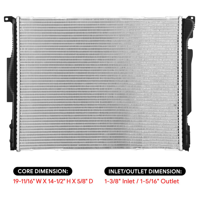 13782 Replacement Radiator<br>17-21 BMW 230I, 16-18 330E, 17-18 BMW 330I, 17-20 430I