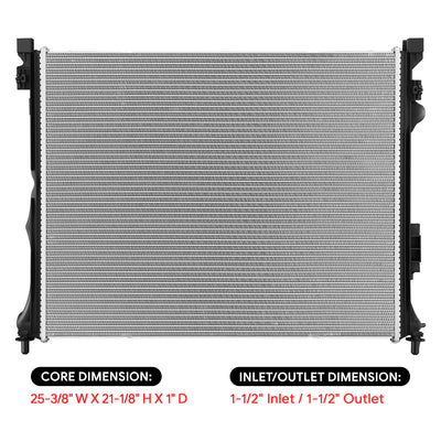 13803 Replacement Radiator<br>20-26 Mercedes-Benz GLE450 GLS450 G550 GLE350 GLE450e