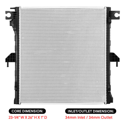 13804 Replacement Radiator<br>19-23 Ford Ranger