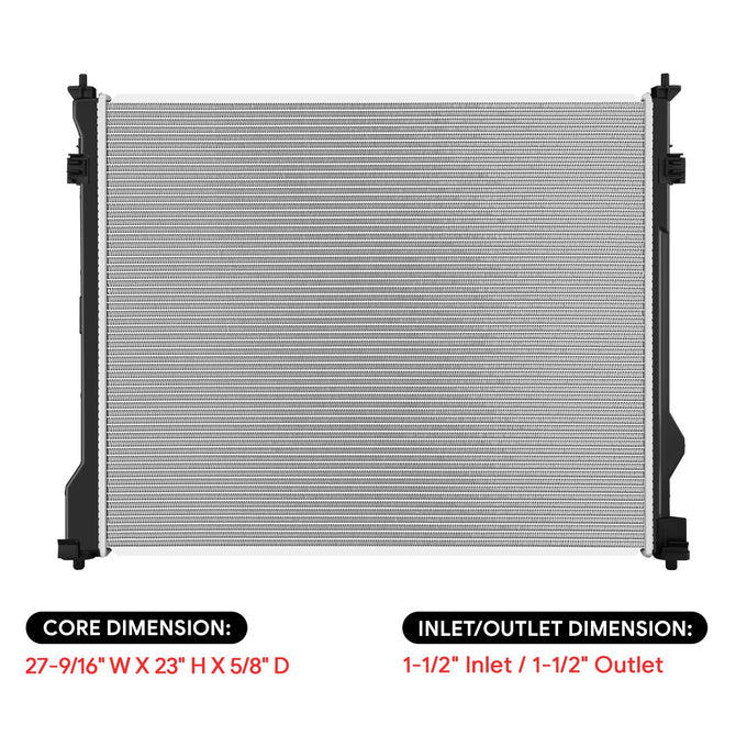 13842 Replacement Radiator<br>20-25 Toyota Highlander, 24-26 Grand Highlander