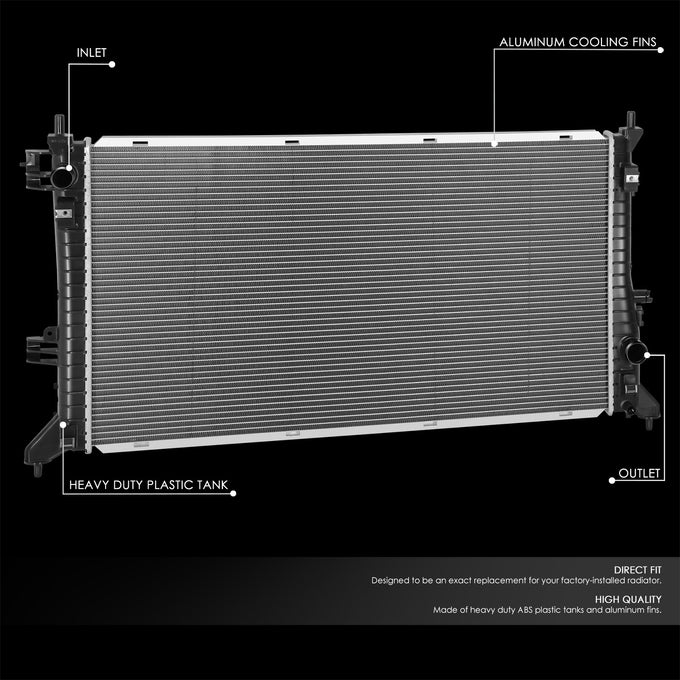 13843 Replacement Radiator <br> 19-23 Chevy/GMC Silverado Sierra 1500 LTD