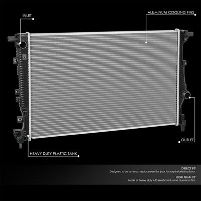 13847 Replacement Radiator <br> 19-23 Jeep Cherokee