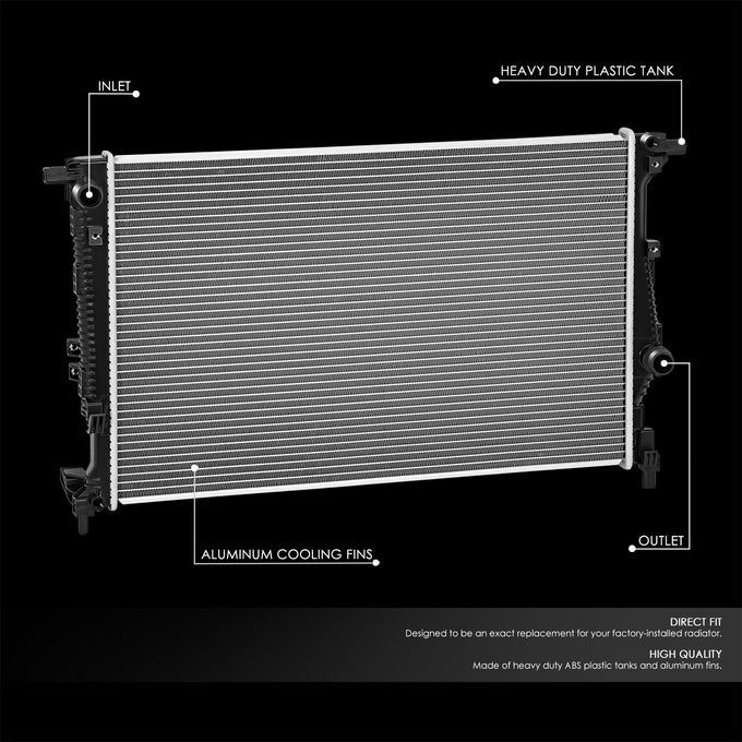 13848 Replacement Radiator <br> 19-23 Jeep Cherokee