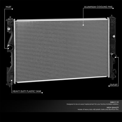 13851 Replacement Radiator <br> 18-24 Lexus LS500