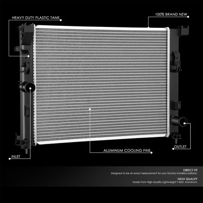 13852 Replacement Radiator<br>20-25 Nissan Sentra