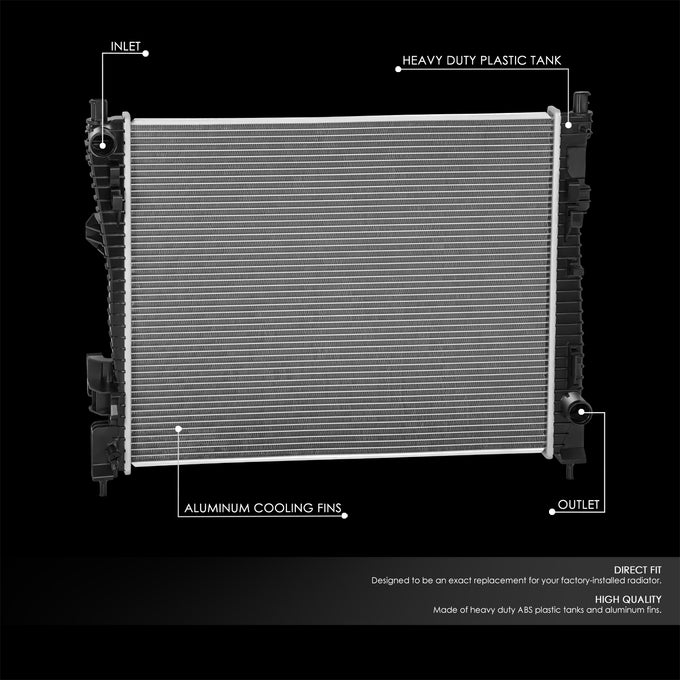 13864 Replacement Radiator <br> 16-20 Dodge Durango