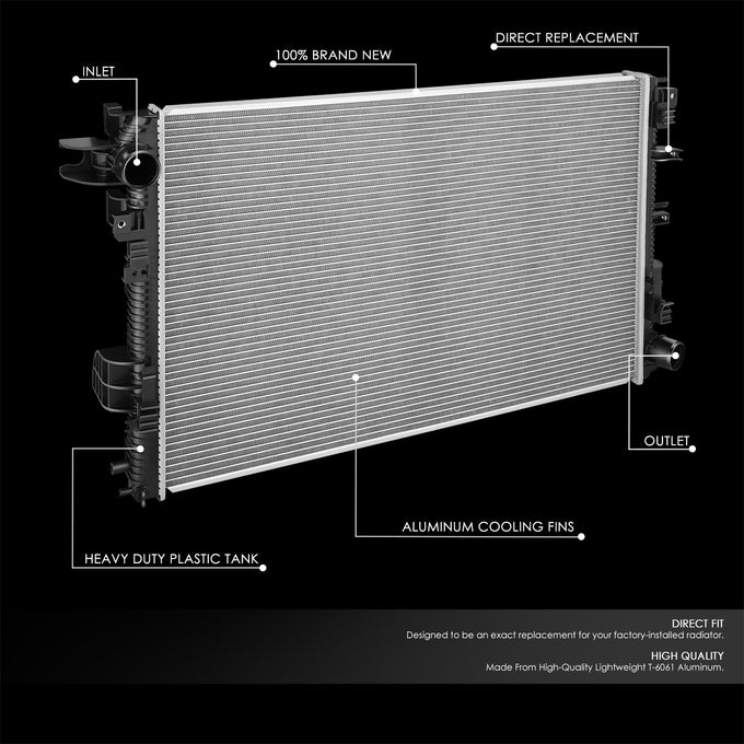 13871 Replacement Radiator<br>19-24 Ram 2500 3500