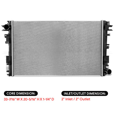 13871 Replacement Radiator<br>19-24 Ram 2500 3500