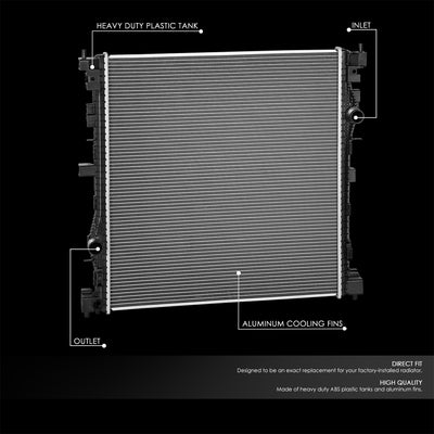 13875 Replacement Radiator <br> 20-23 Ford Explorer, Lincoln Aviator