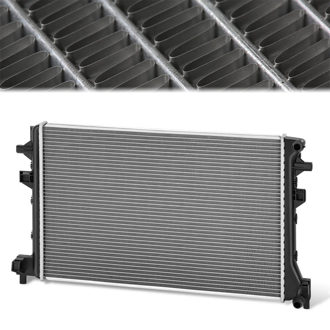 13881 Replacement Radiator <br> 15-16 Audi A3, 19-23 Volkswagen Jetta, Taos