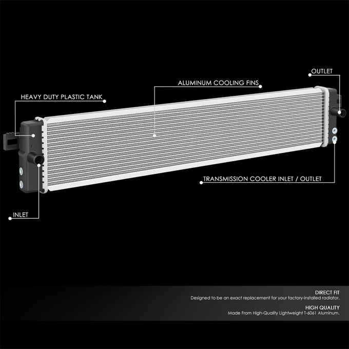 13883 Replacement Radiator<br>19-25 Toyota RAV4, Prime, Venza, 2025 Crown Signia
