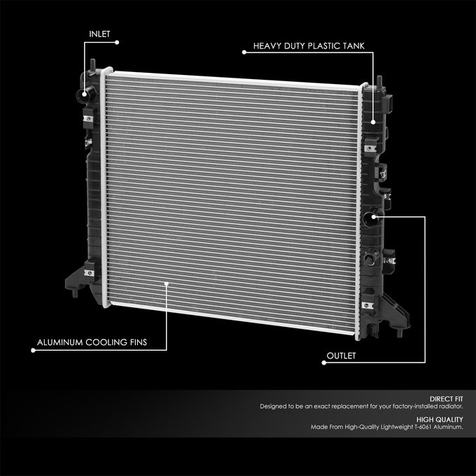 13889 Replacement Radiator <br> 20-25 Cadillac CT4 CT5