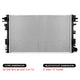 13895 Replacement Radiator Core Thickness (In):1<br>19-24 Ram 2500 3500