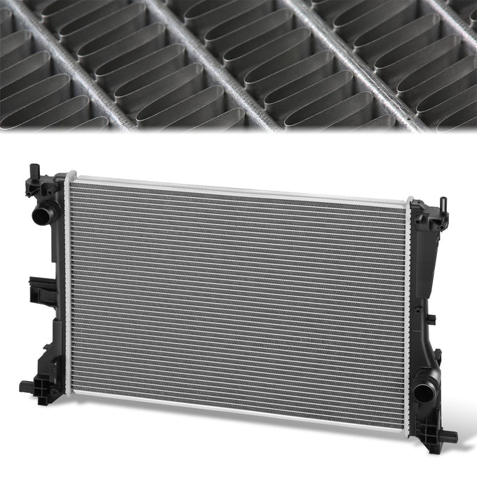 13904 Replacement Radiator <br> 19-23 Fiat 500X, Jeep Renegade