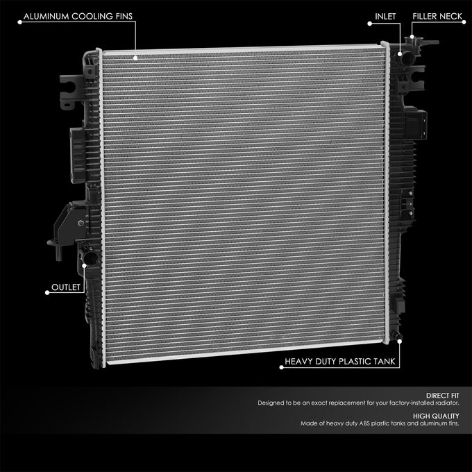 13906 Replacement Radiator <br> 21-24 Nissan Frontier 3.8L V6