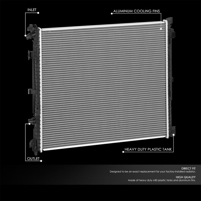13910 Replacement Radiator <br> 20-25 BMW X3 X4 2.0L 3.0L