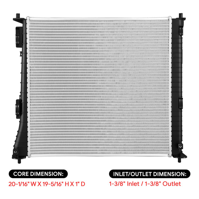13918 Replacement Radiator<br>21-24 Hyundai Santa Fe, 21-24 Kia Sorento