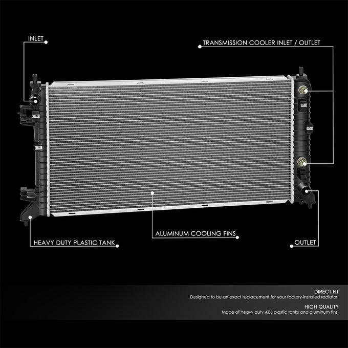13920 Replacement Radiator <br> 21-24 Chevy Suburban, Tahoe, GMC Yukon XL
