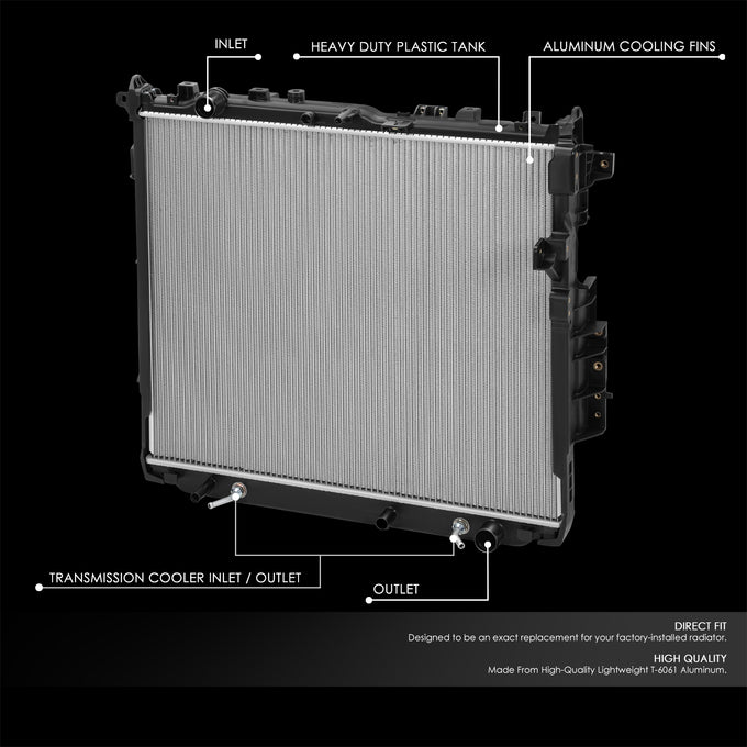 13923 Replacement Radiator <br> 23-24 Toyota Sequoia, 22-24 Tundra