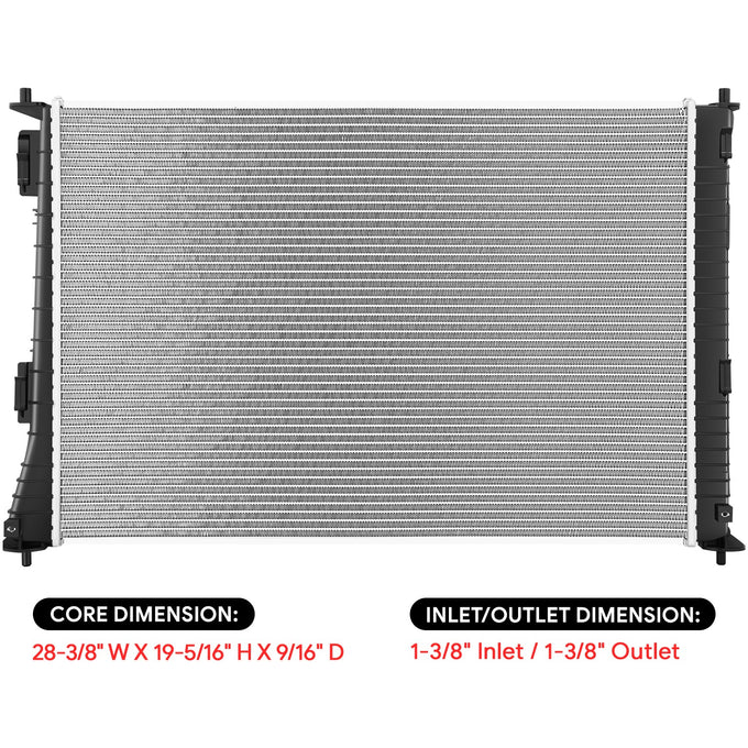 13925 Replacement Radiator<br>21-23 Hyundai Santa Fe, 21-26 Kia Sorento