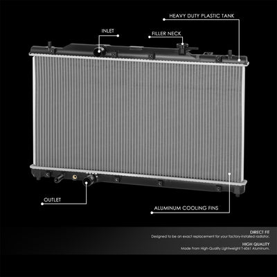 13932 Replacement Radiator <br> 22-24 Honda Civic, Accord, Acura Integra