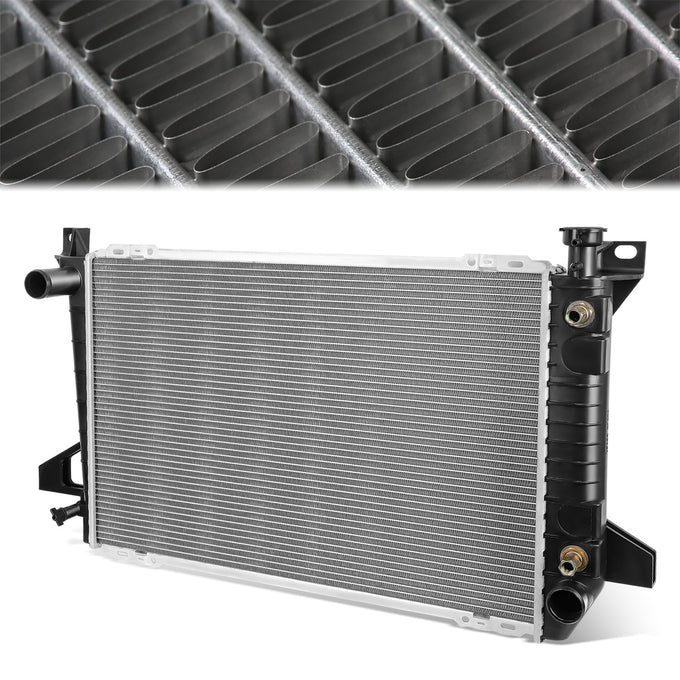 1452 Replacement Radiator<br>85-96 Ford F-150 F-250 F-350, 85-92 Bronco 4.9L MT