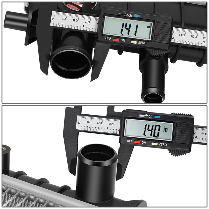 2140 Replacement Radiator <br> 98-02 Ford Escort 2.0L Dohc Coupe